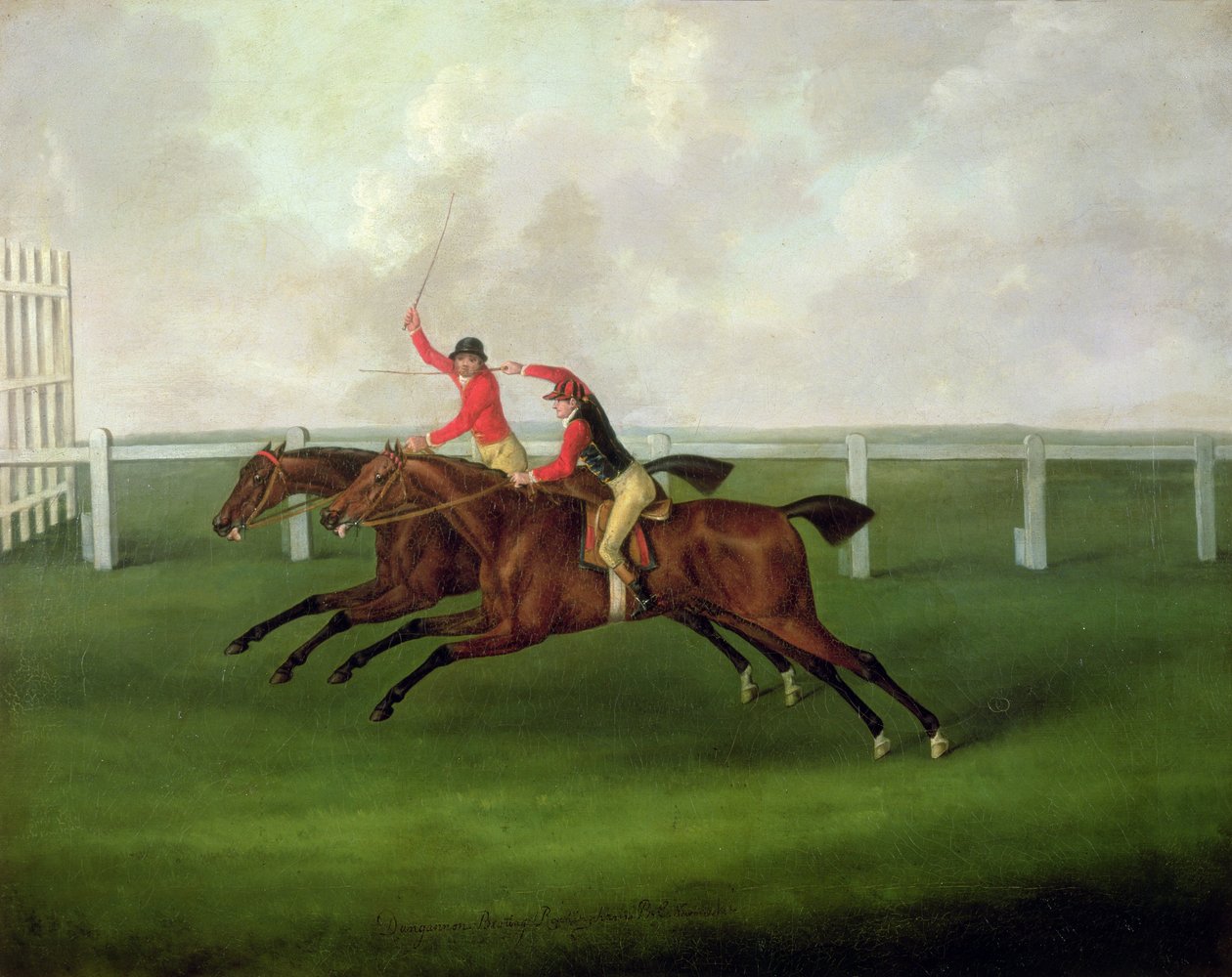 Dungannon batendo em Rockingham, 1768 de John Nott Sartorius