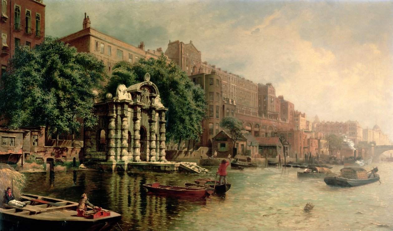 Old York Gate, Adelphi (óleo) de John O