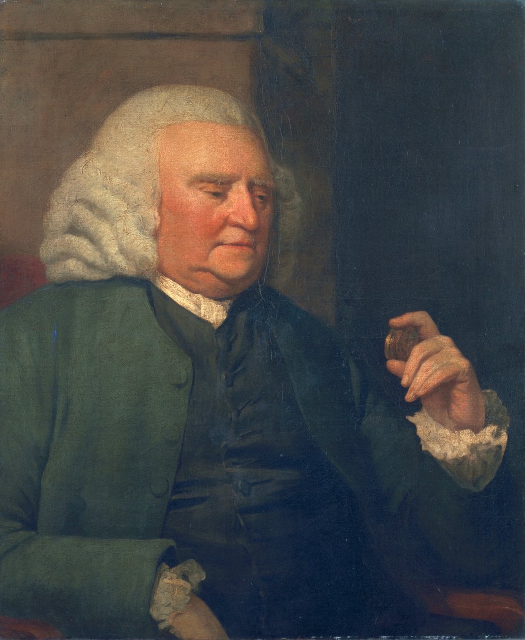 Homem desconhecido, chamado Samuel Johnson de John Opie