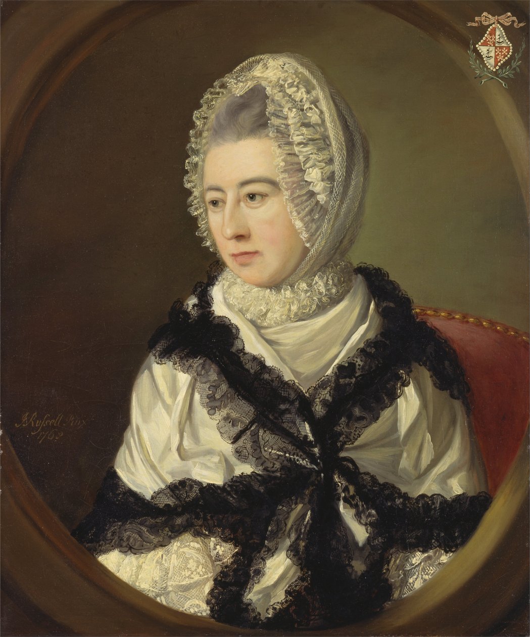 Retrato de uma senhora de John Russell