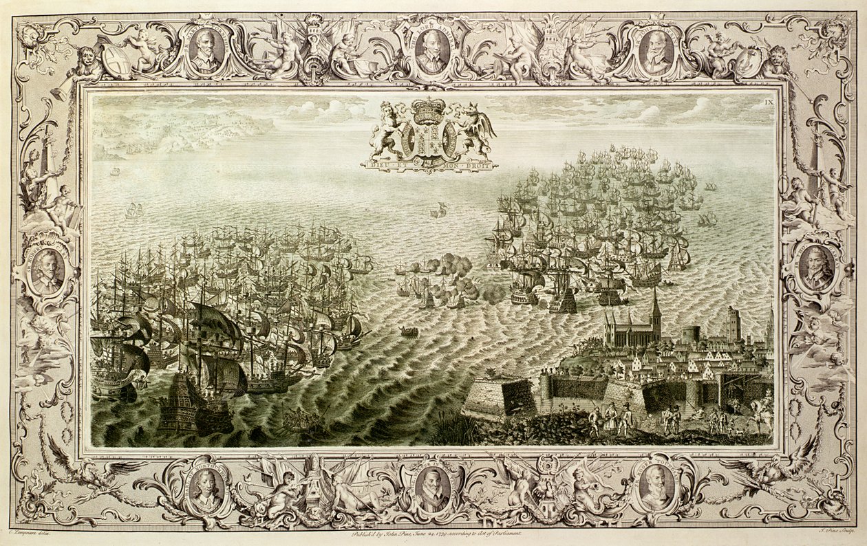 Armada, 1739 de John Pine