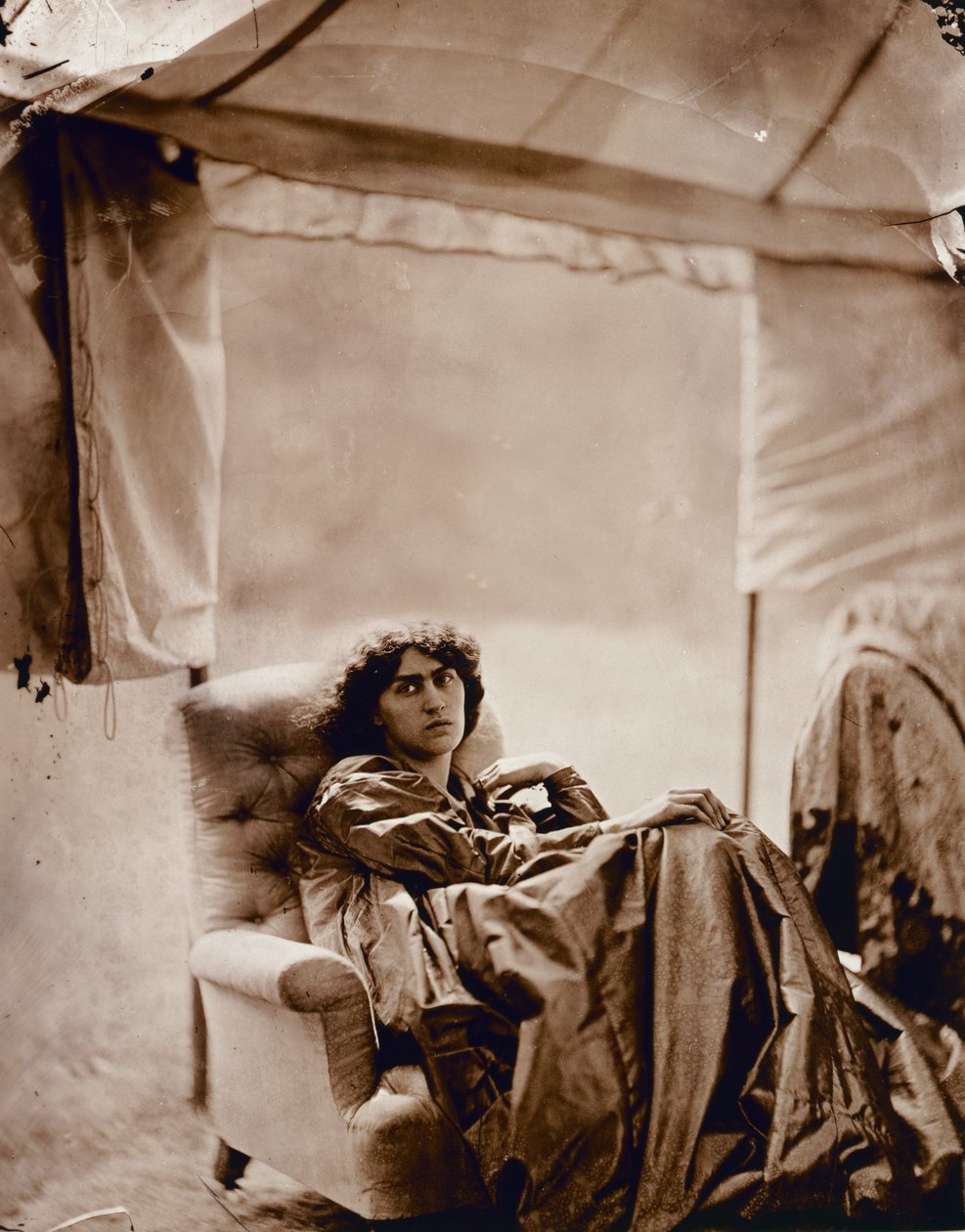 Retrato de Jane Morris (1839-1914) 1865 (albumen print) de John R. Parsons