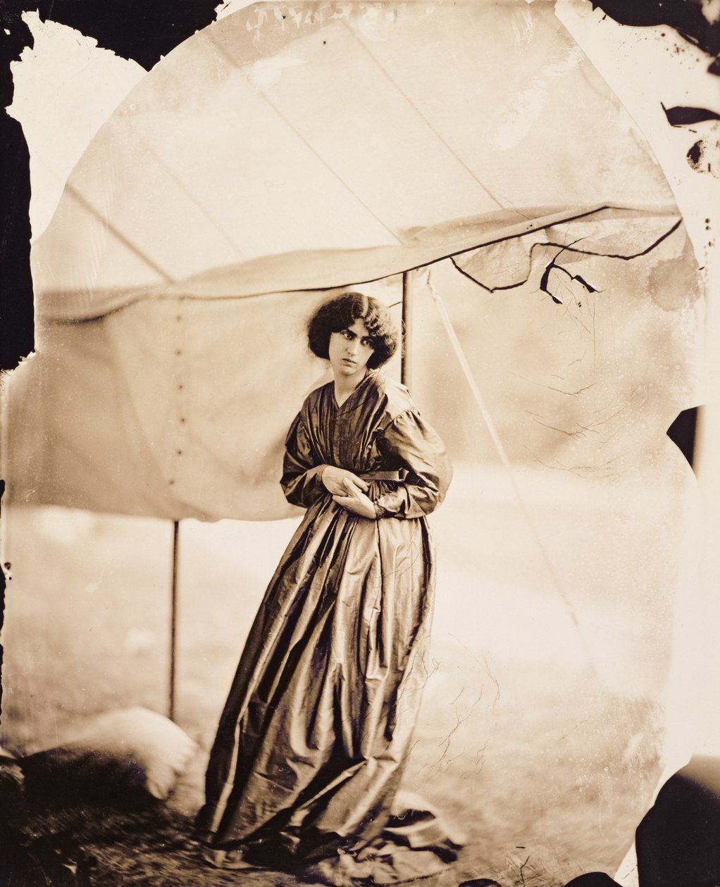 Retrato de Jane Morris (1839-1914) 1865 (albumen print) de John R. Parsons
