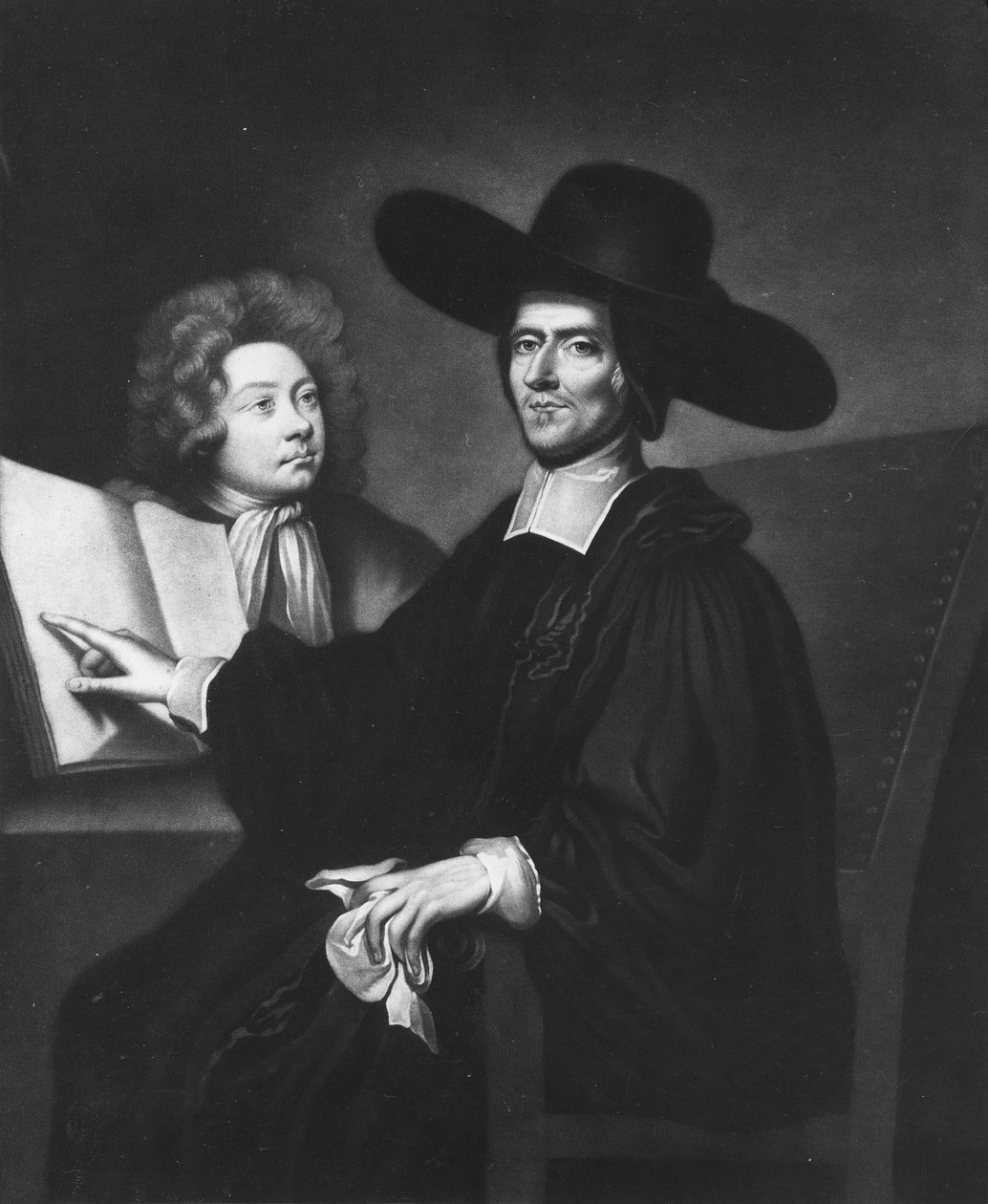 Dr. Richard Busby (1606-95) gravado por James Masson de John Riley