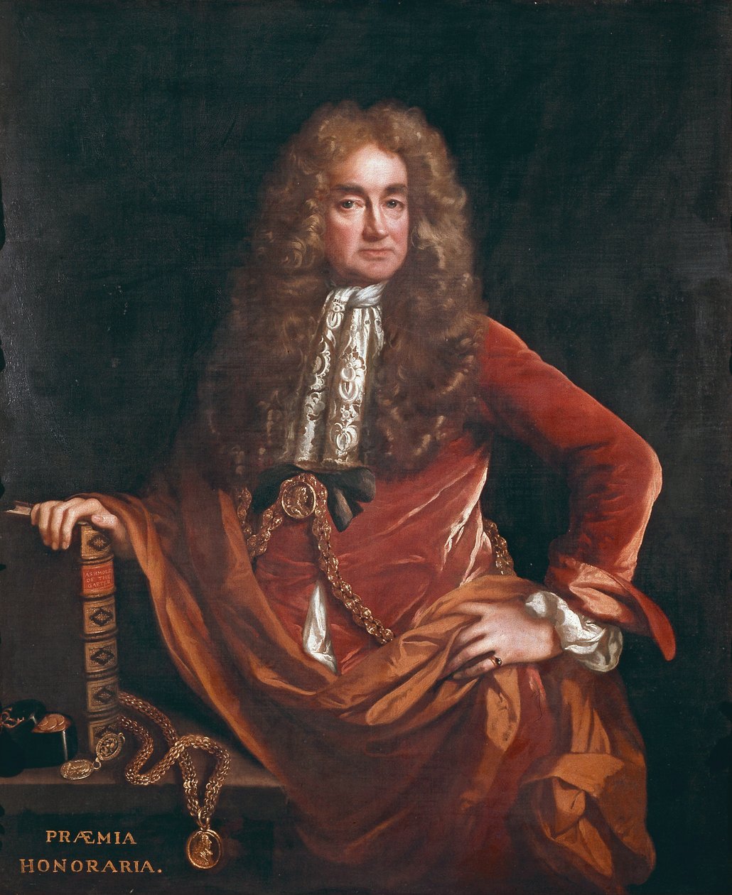 Retrato de Elias Ashmole (1617-1692) de John Riley