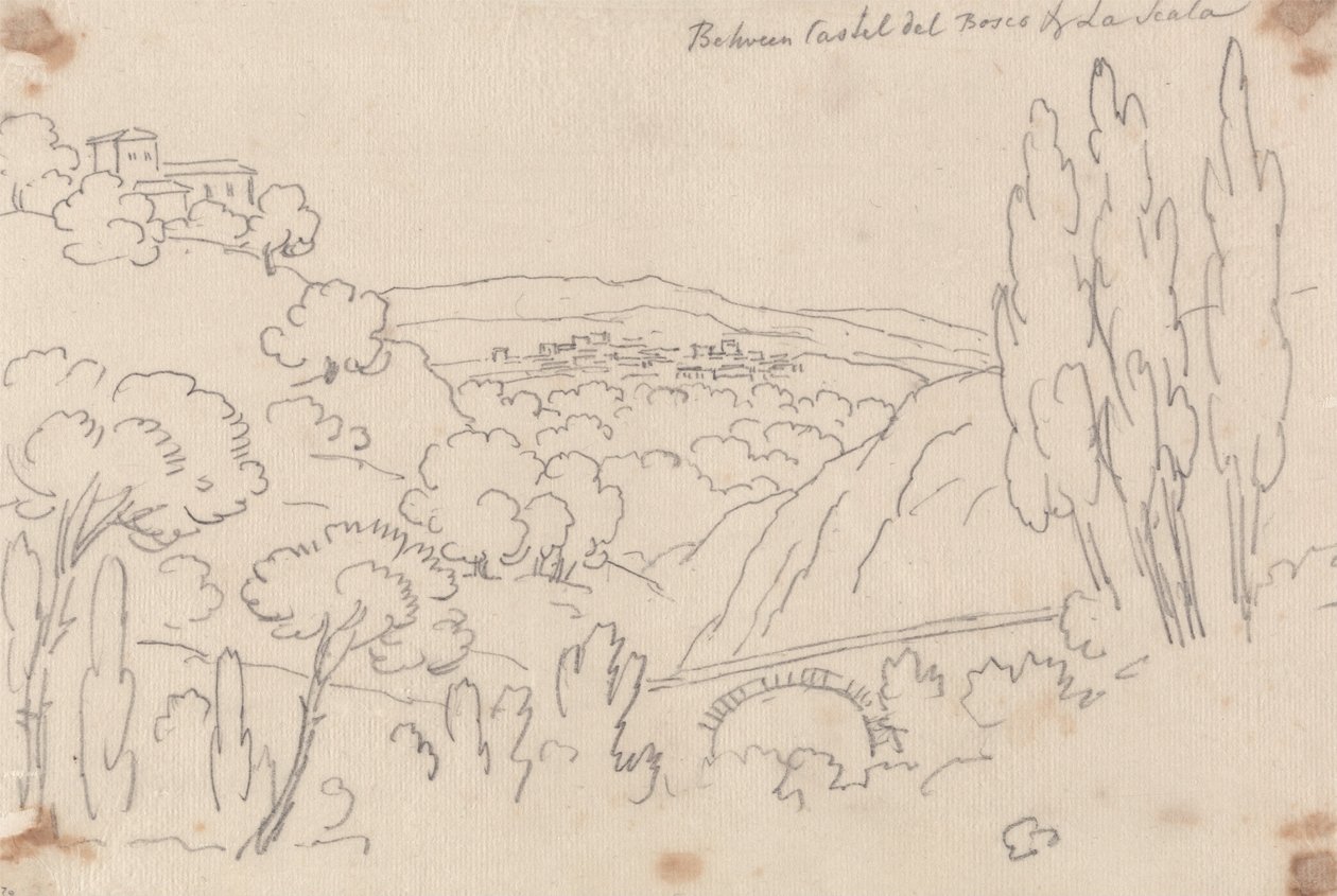 Entre Castel del Bosco e La Scala de John Robert Cozens
