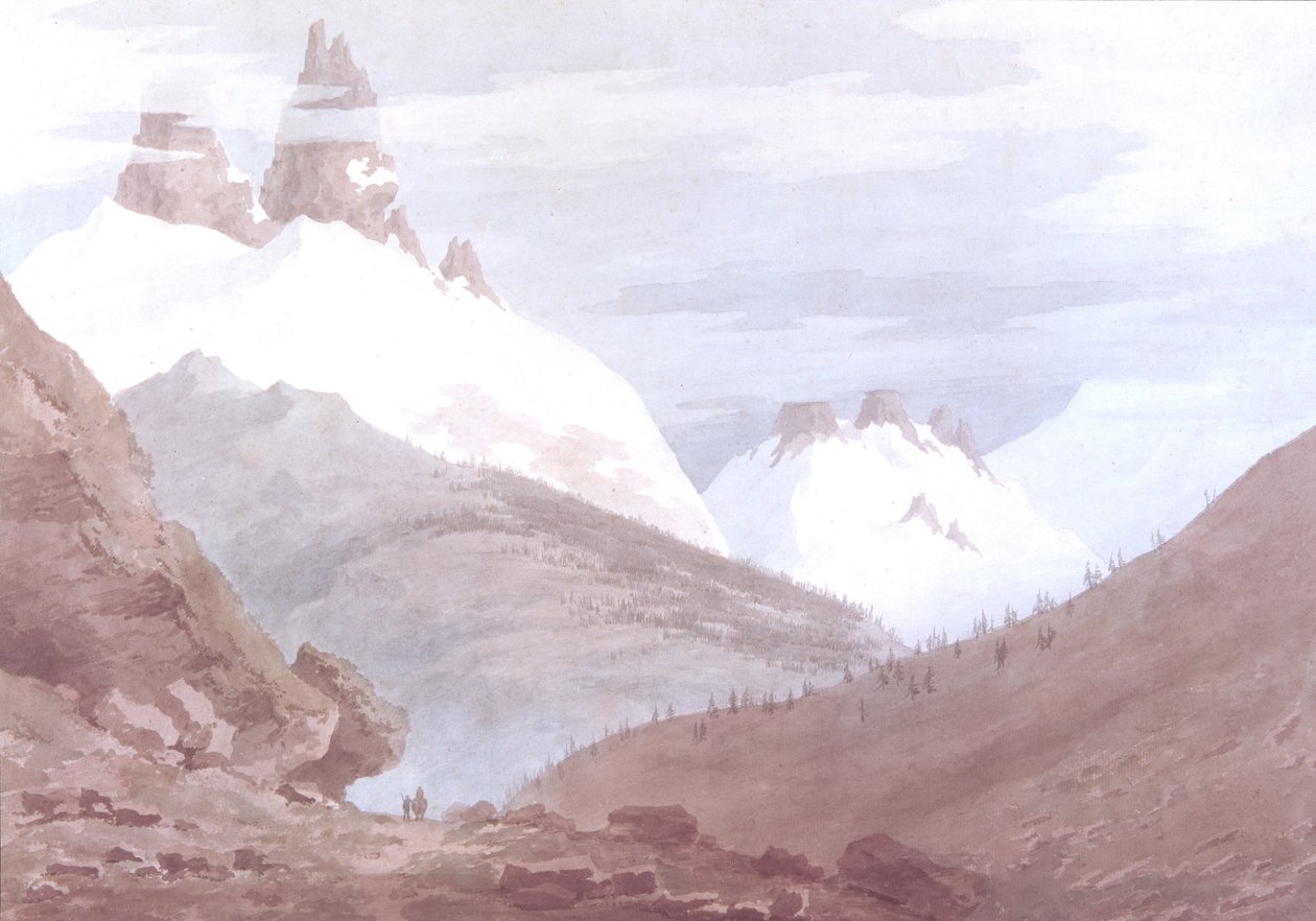 Chamonix e Martigny de John Robert Cozens