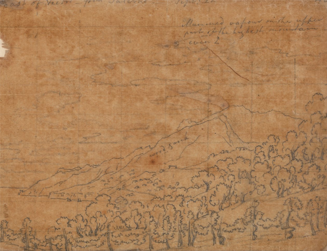 Costa de Vietri de Salerno, 22 de setembro de John Robert Cozens