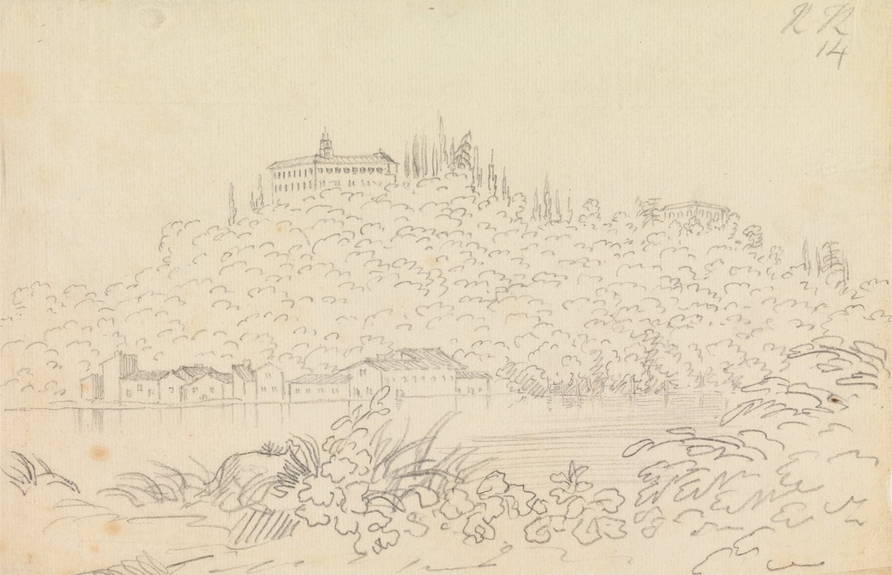 Convento de Monte Olivetto, perto de Florença de John Robert Cozens