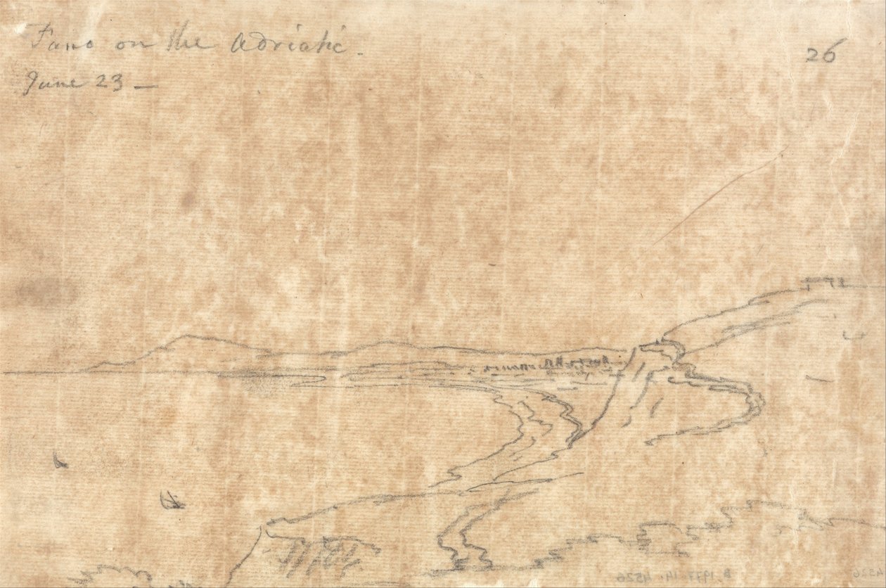 Fano no Adriático de John Robert Cozens