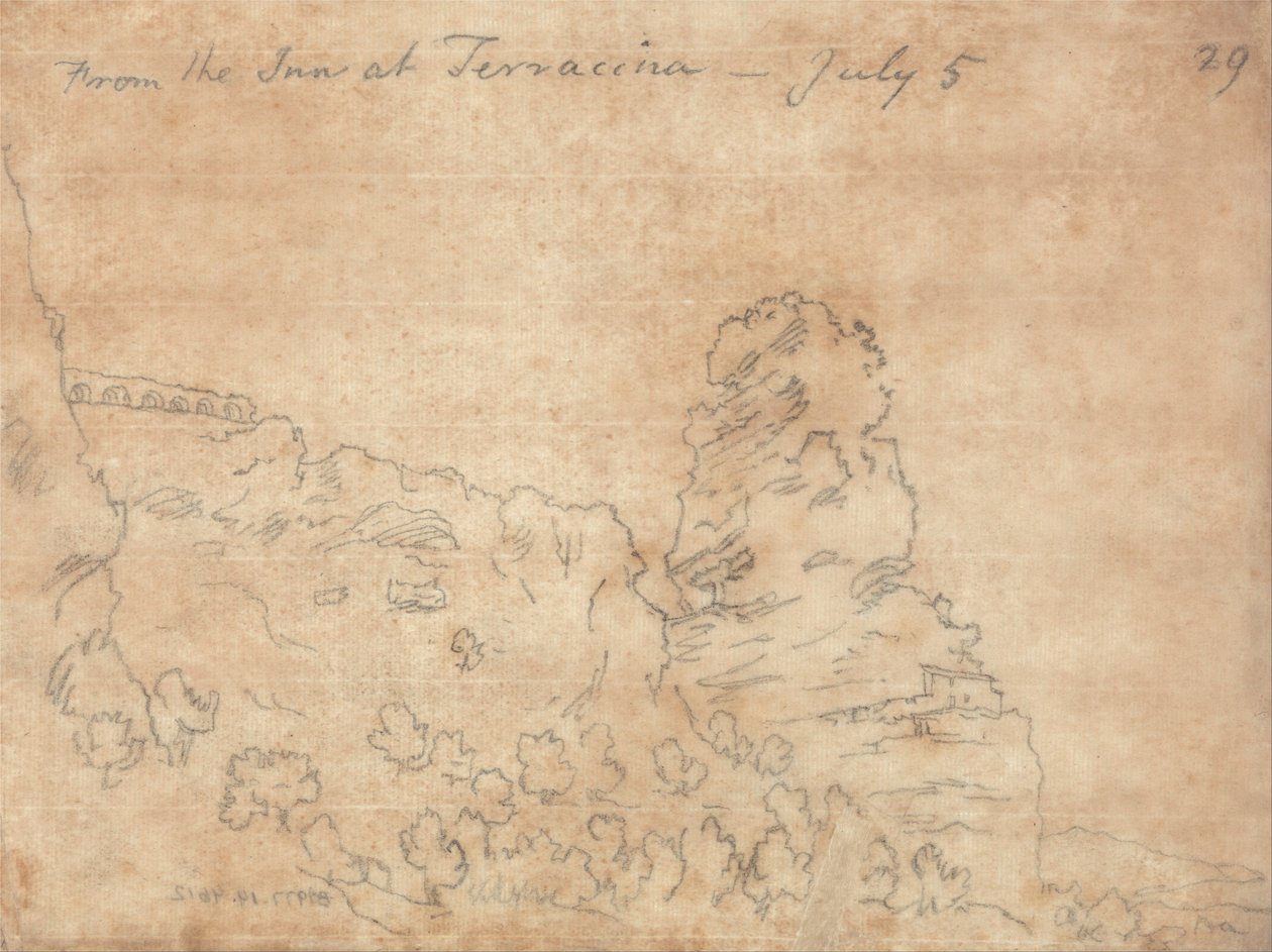 Do Inn at Terracina de John Robert Cozens