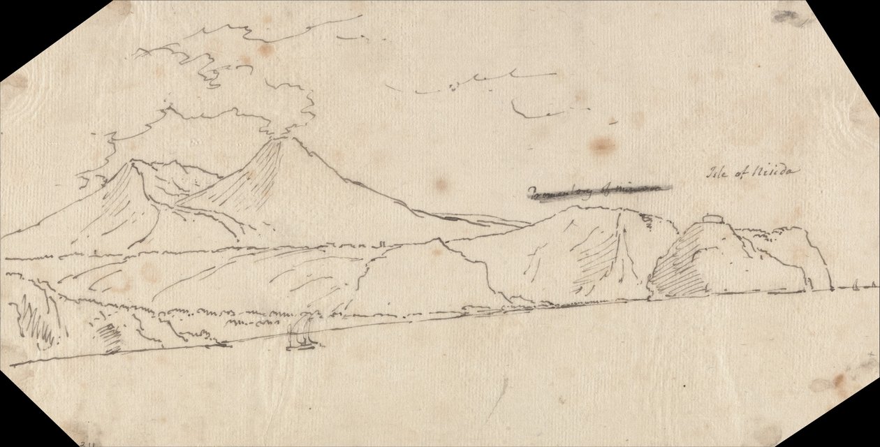 Ilha de Nisida de John Robert Cozens
