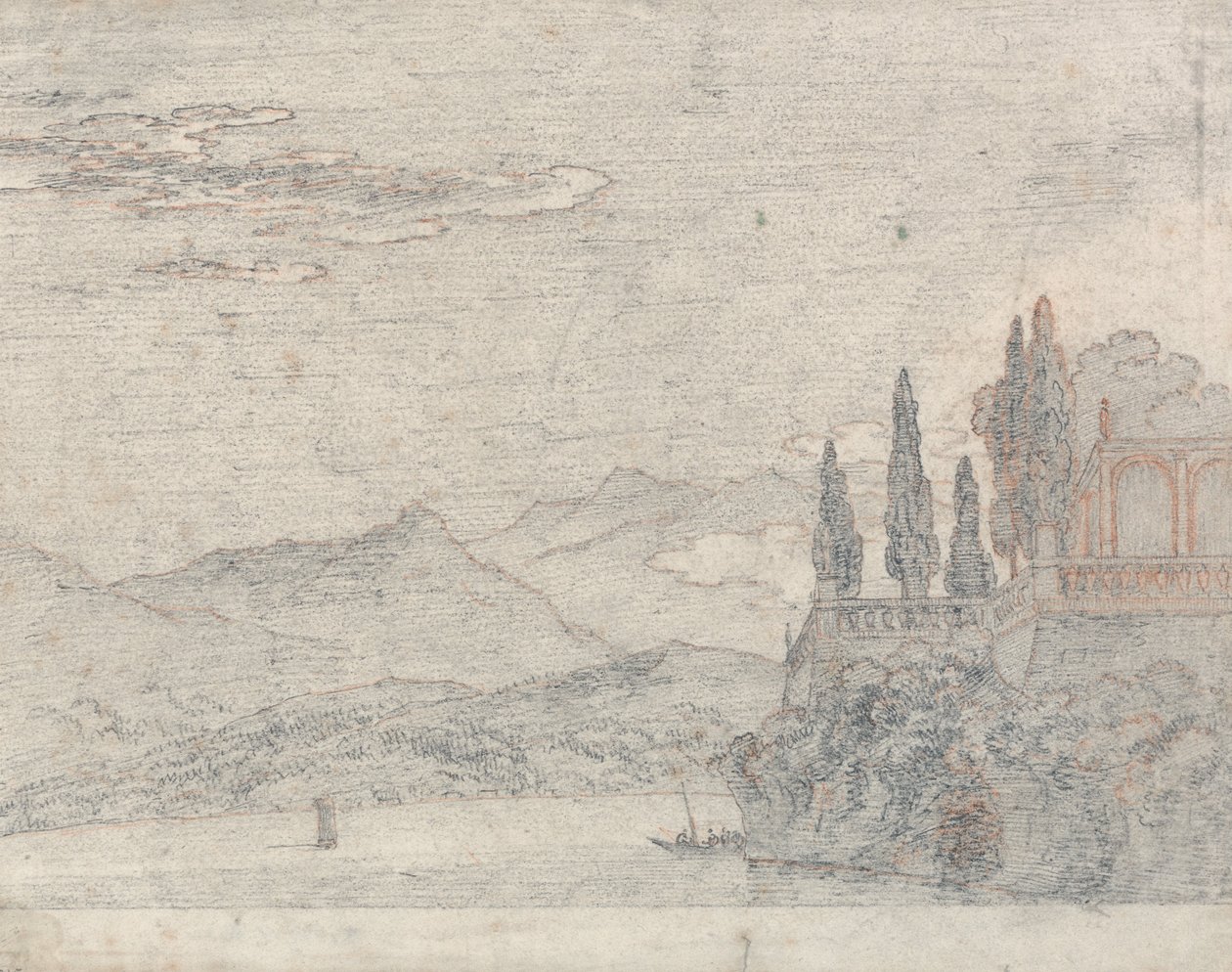 Isola Borromea, Lago Maggiore de John Robert Cozens