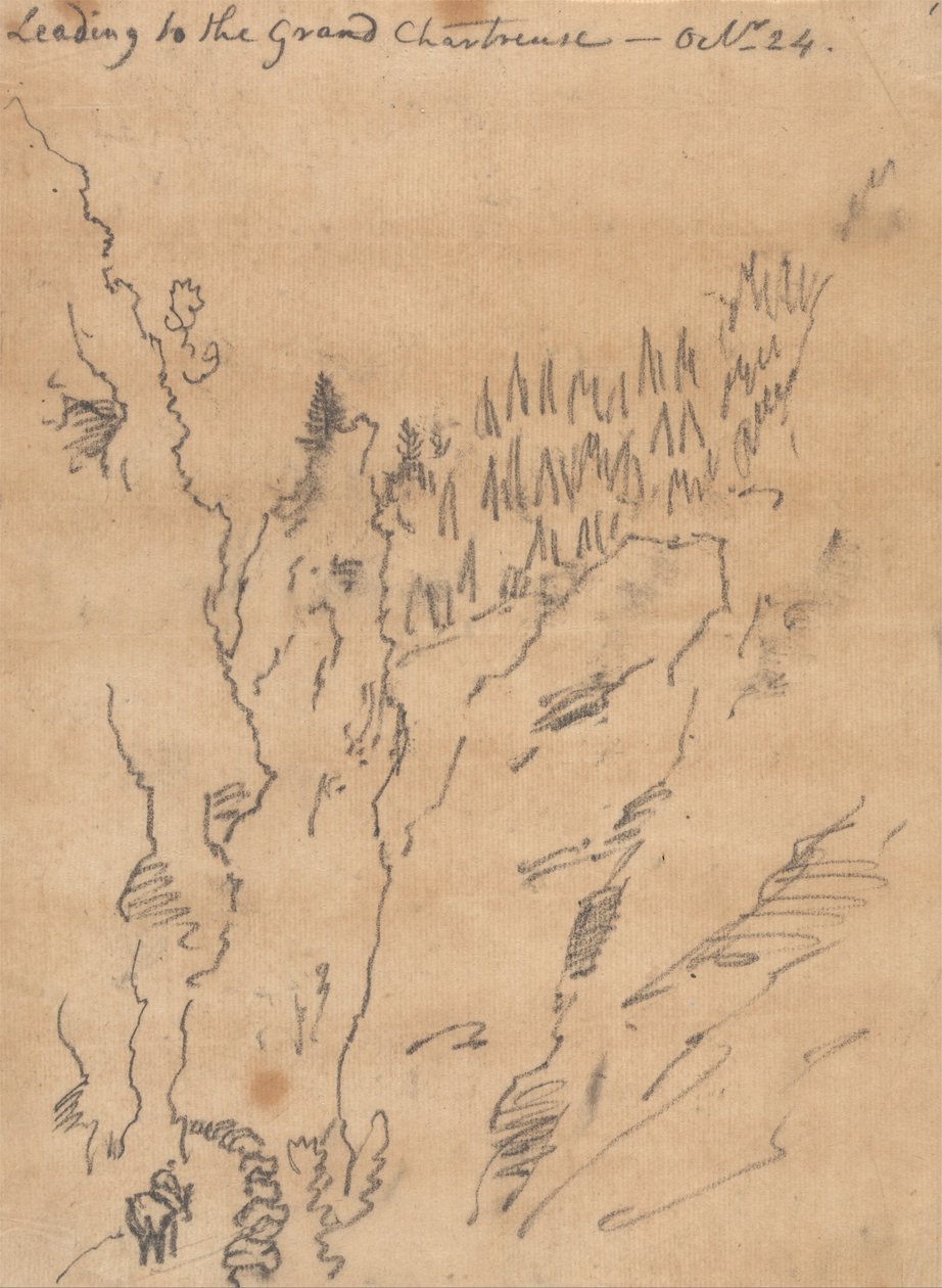 Levando ao Grand Chartreuse, 24 de outubro de John Robert Cozens