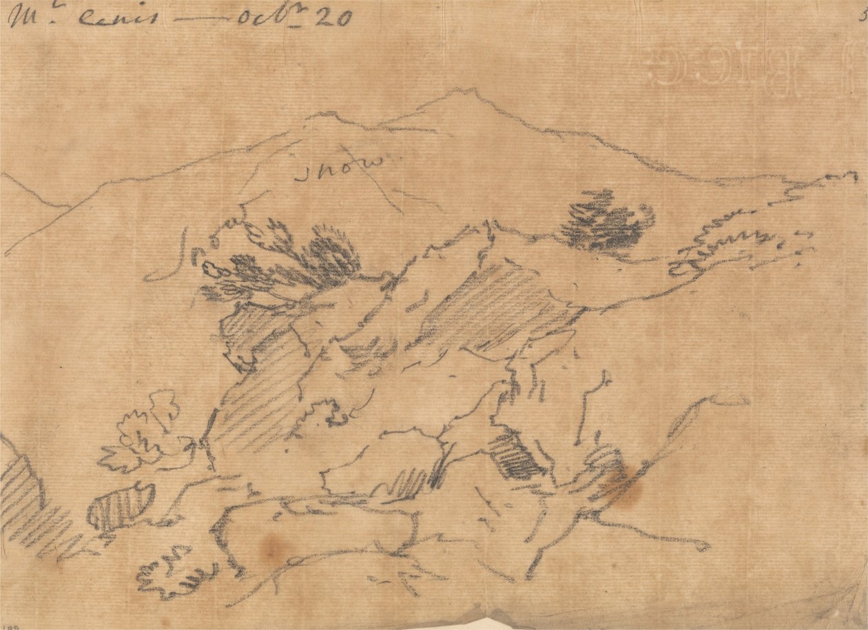 Mont Cenis, 20 de outubro de John Robert Cozens