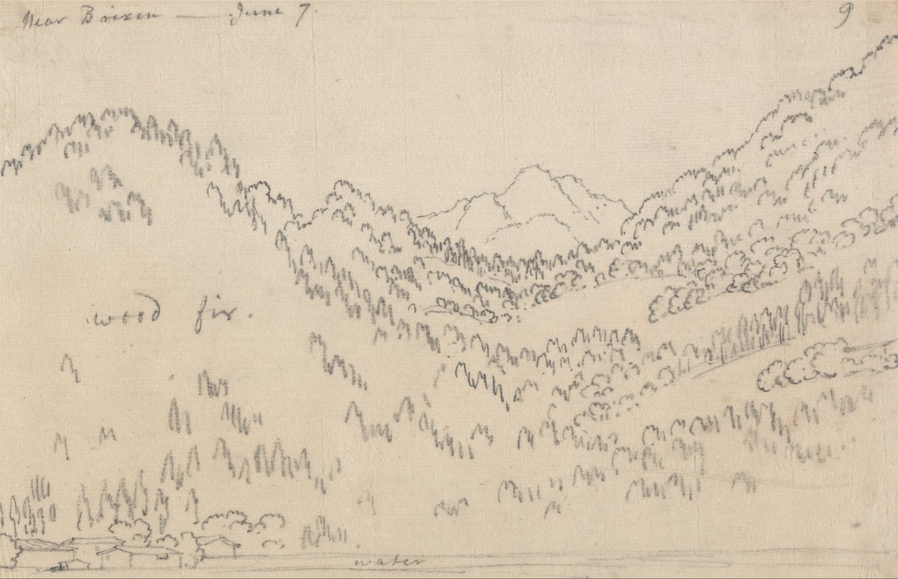 Perto de Brixen, 7 de junho de John Robert Cozens