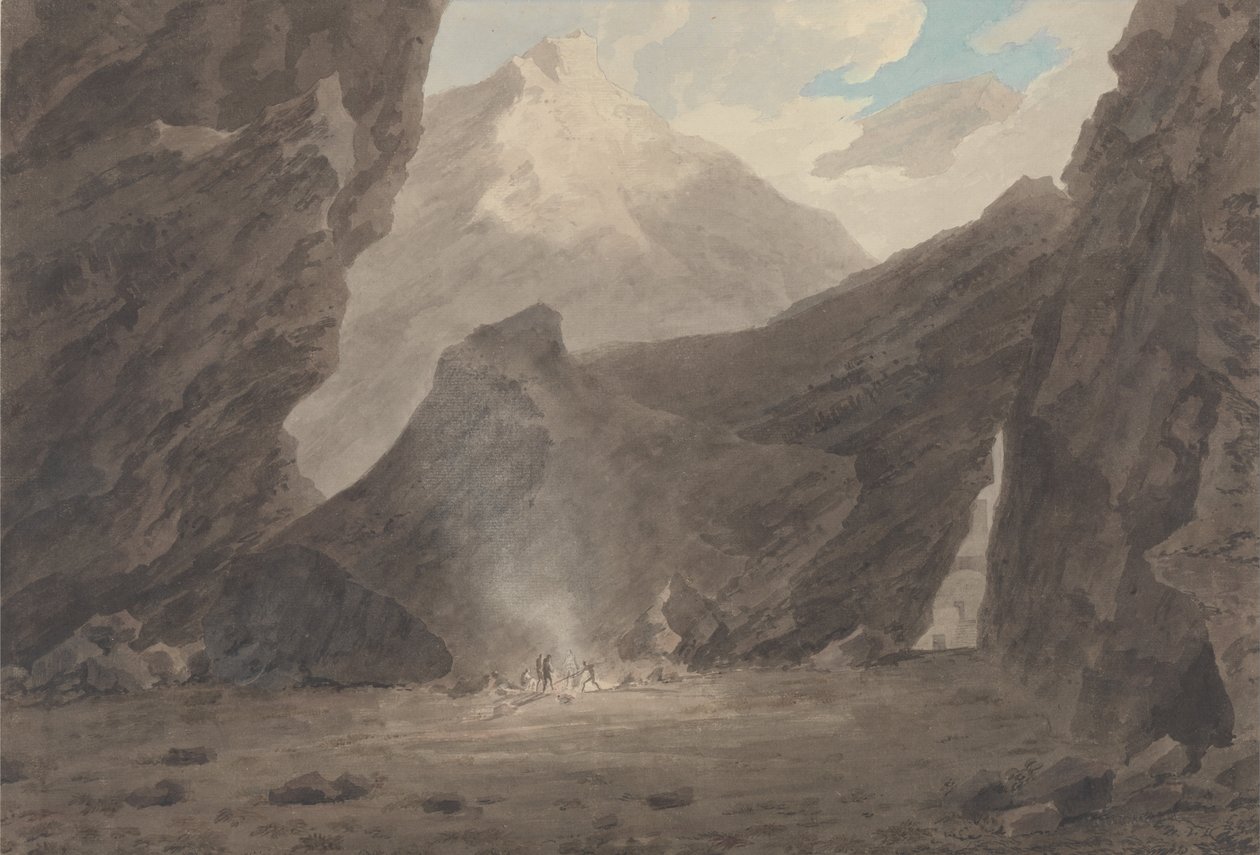 Perto de Chiavenna nos Grisões de John Robert Cozens