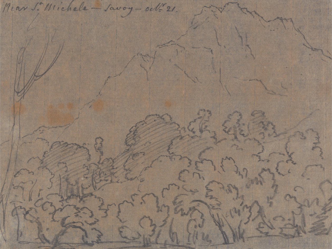 Perto de St. Michele, Savoy, 21 de outubro de John Robert Cozens