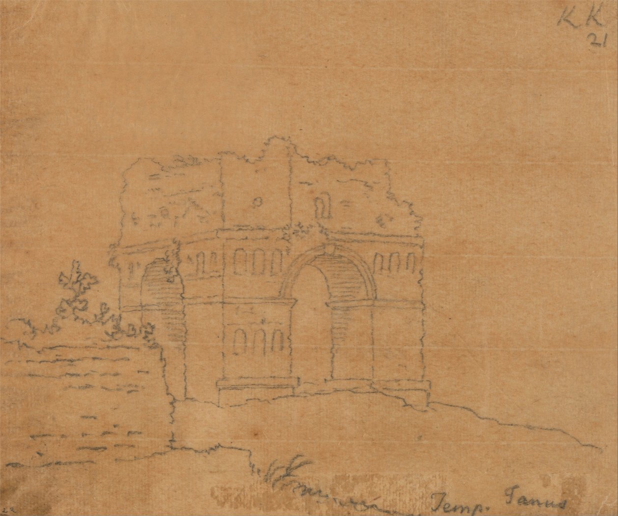 Templo de Janus de John Robert Cozens