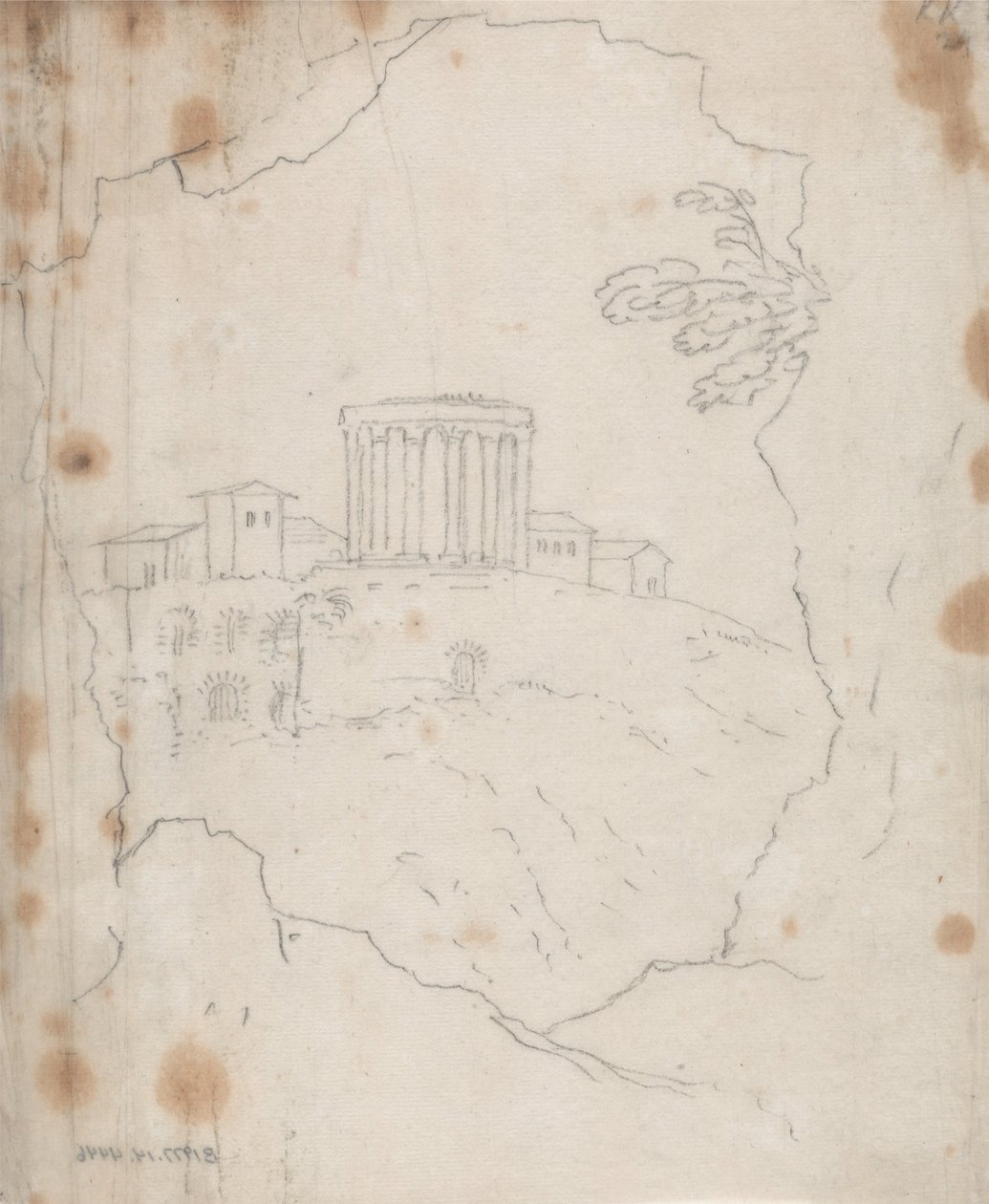 Templo de Vesta, Tivoli de John Robert Cozens