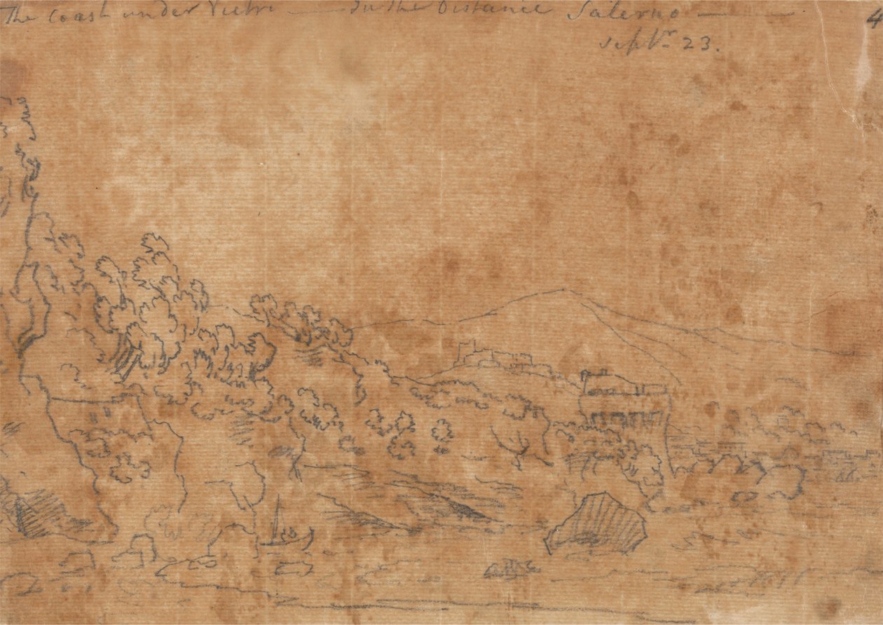 A costa sob Vietri de John Robert Cozens
