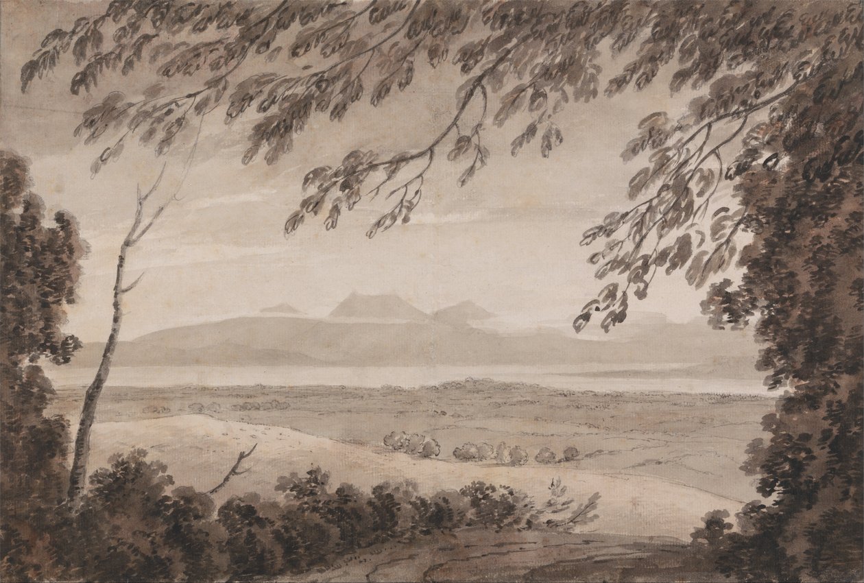 O lago de Genebra do cantão de Berna de John Robert Cozens