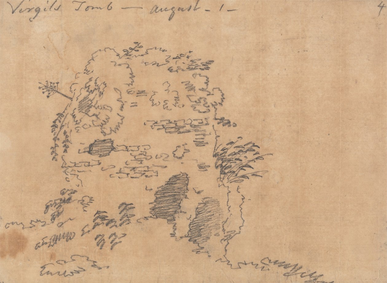 Virgils Tomb, 1 de agosto de John Robert Cozens