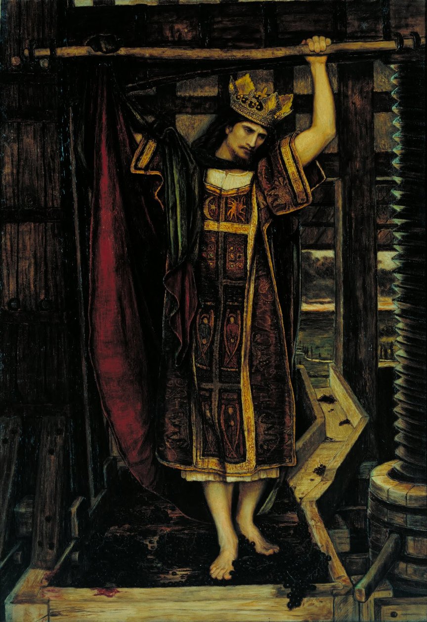 The Wine Press de John Roddam Spencer Stanhope