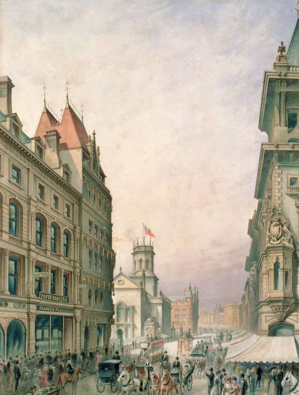 Rua igreja, liverpool de John Ross Murphy