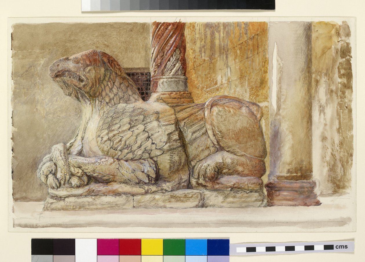 Gryphon, Verona, do século XIX de John Ruskin