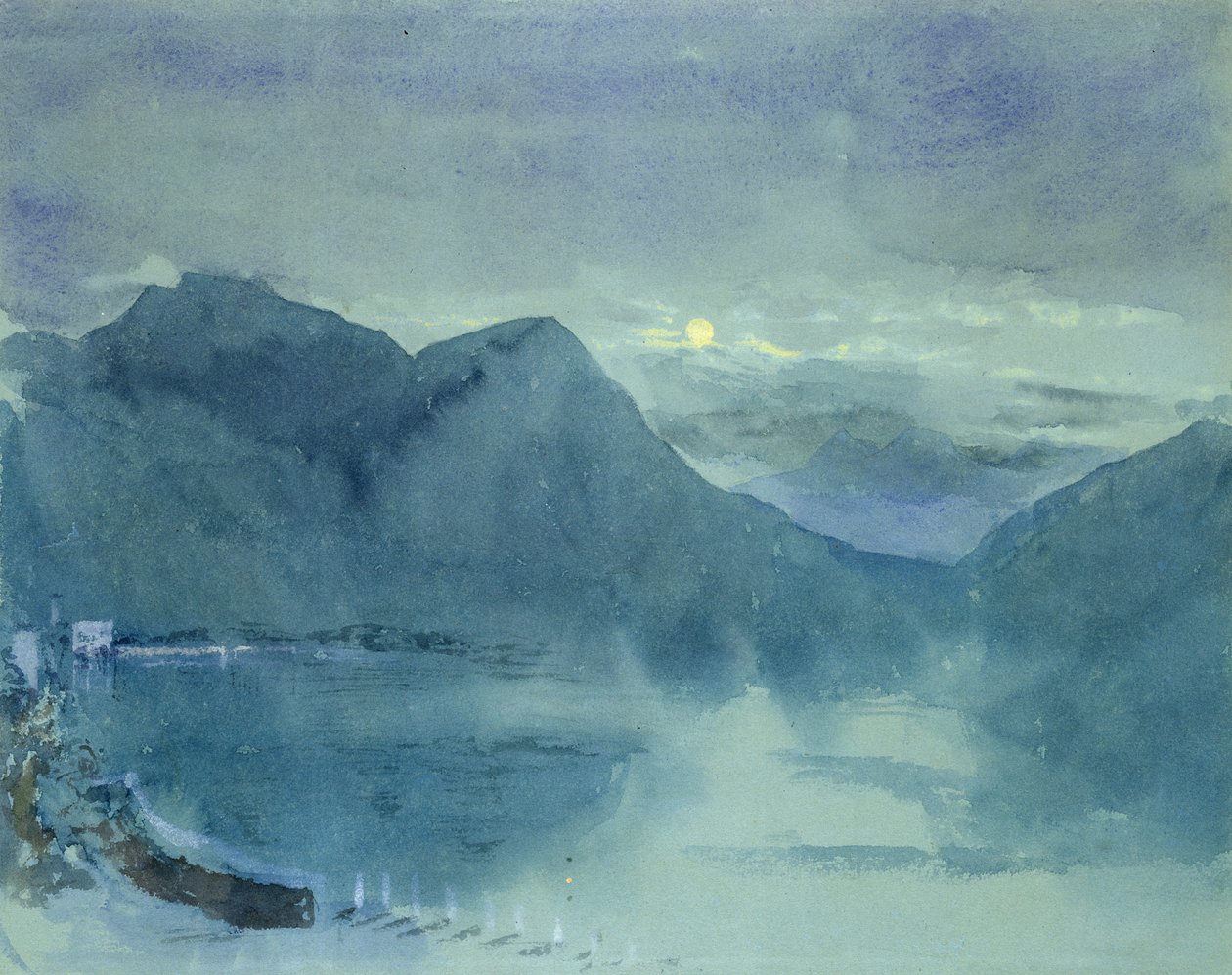 Lake Lugano de John Ruskin