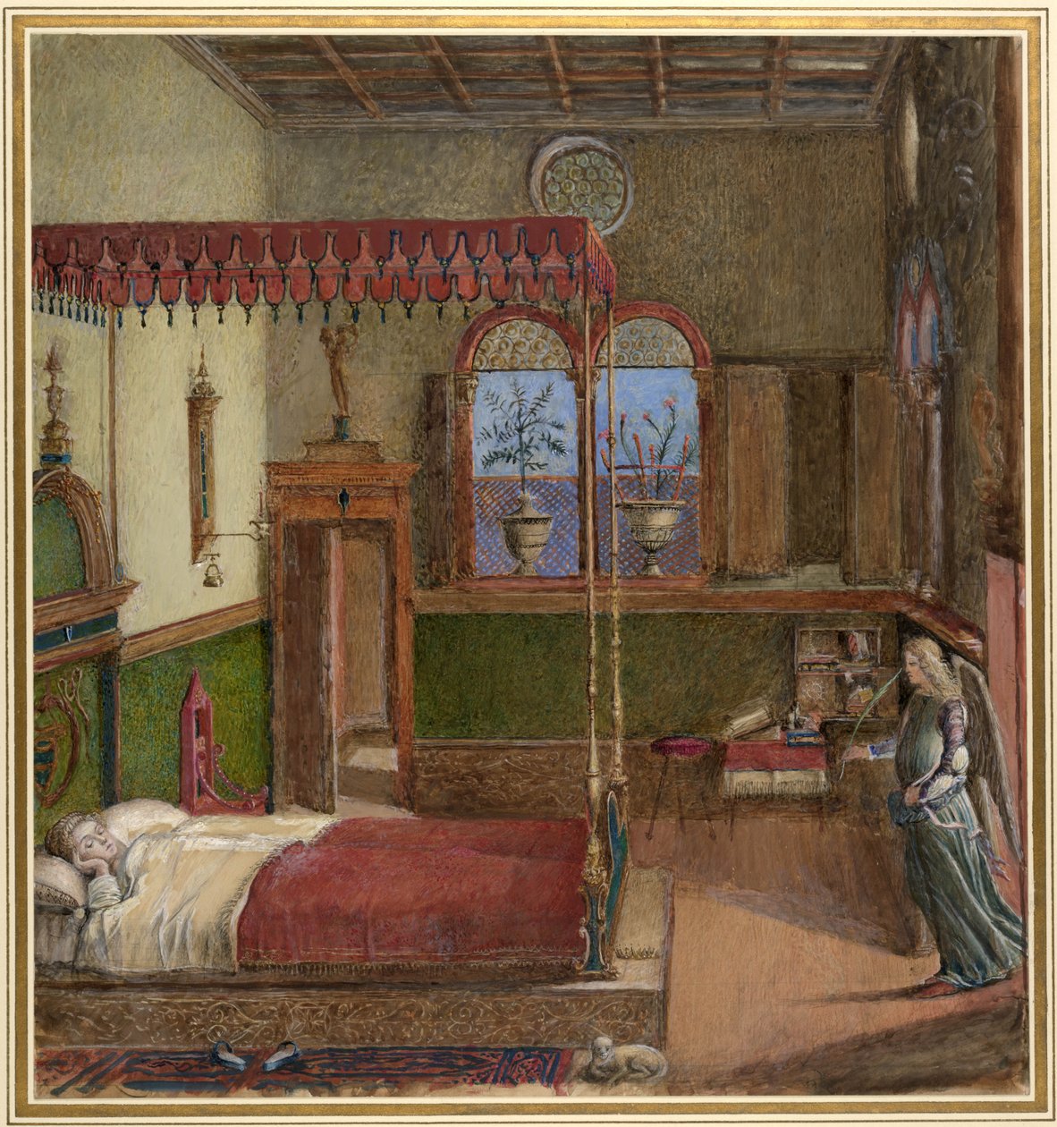 O sonho de Santa Úrsula, século XIX de John Ruskin