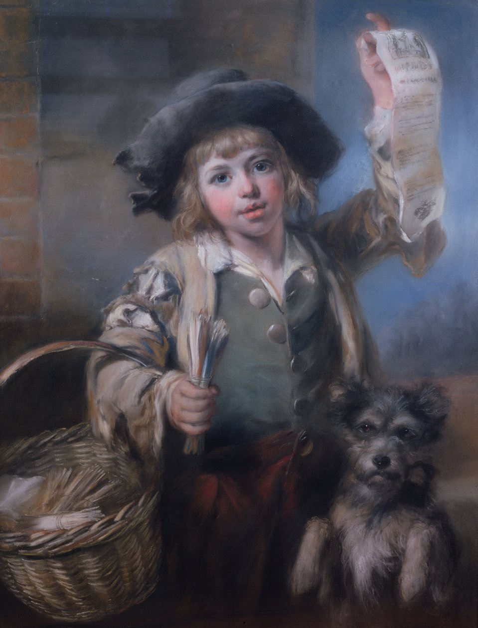 Canções de Amor e Fósforos, 1793 (pastel sobre tela) de John Russell