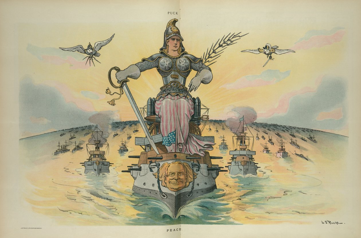 Paz, 1905 (impressão a cores) de John S. Pughe