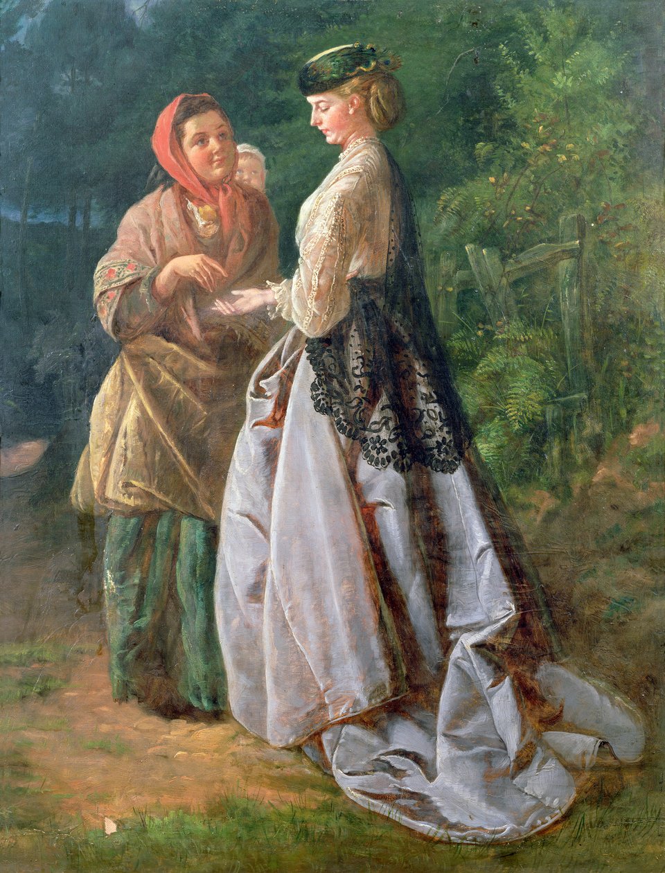 danet e o passador Fortune-Teller, 1859 de John Scott Cavell