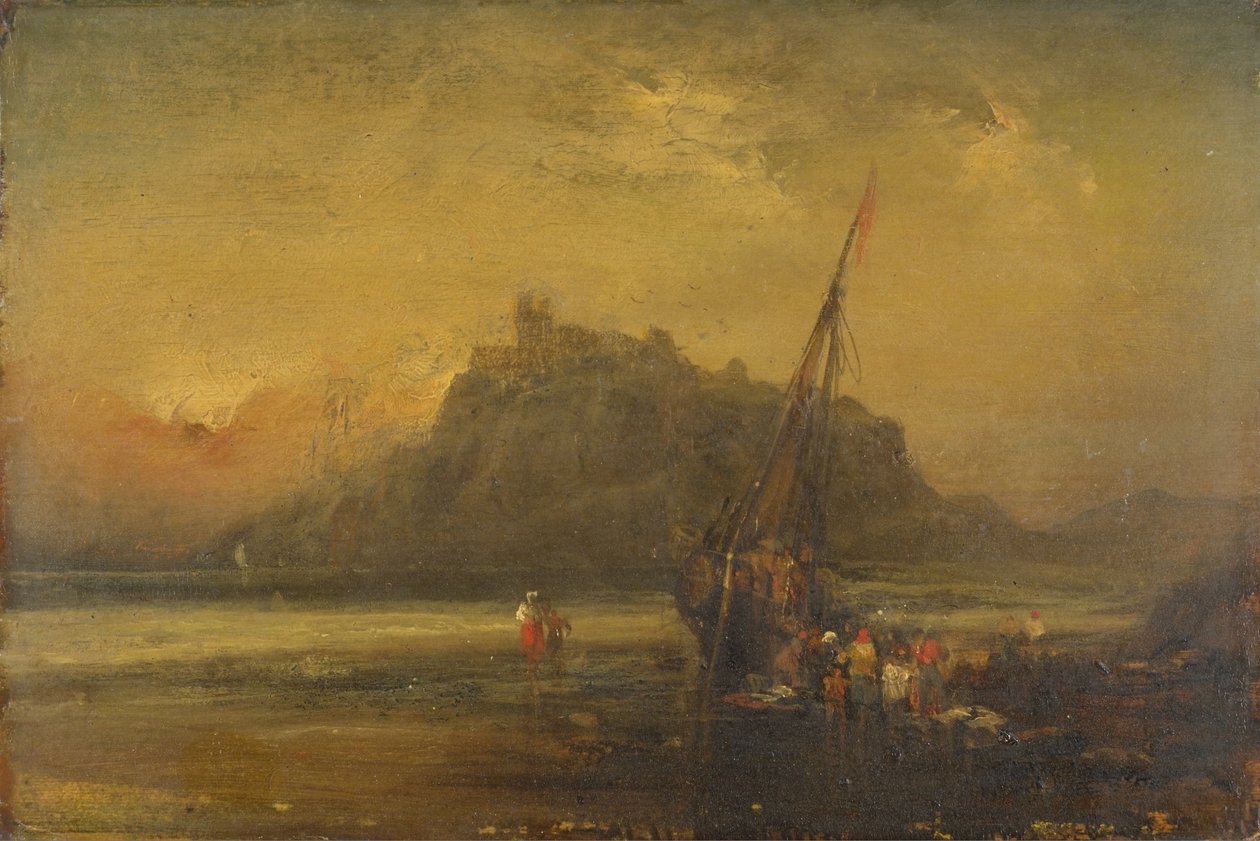 Cena da praia de John Sell Cotman