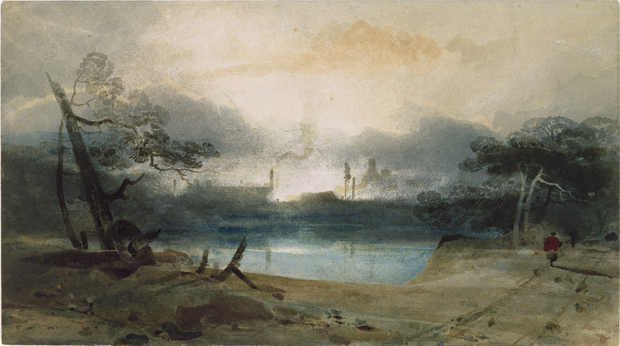 Forno de Bedlam perto de Irongate, Shropshire de John Sell Cotman