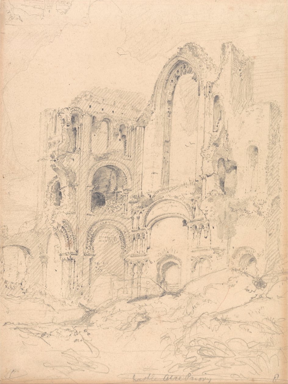 Castelo Priorado de Acre, Norfolk de John Sell Cotman