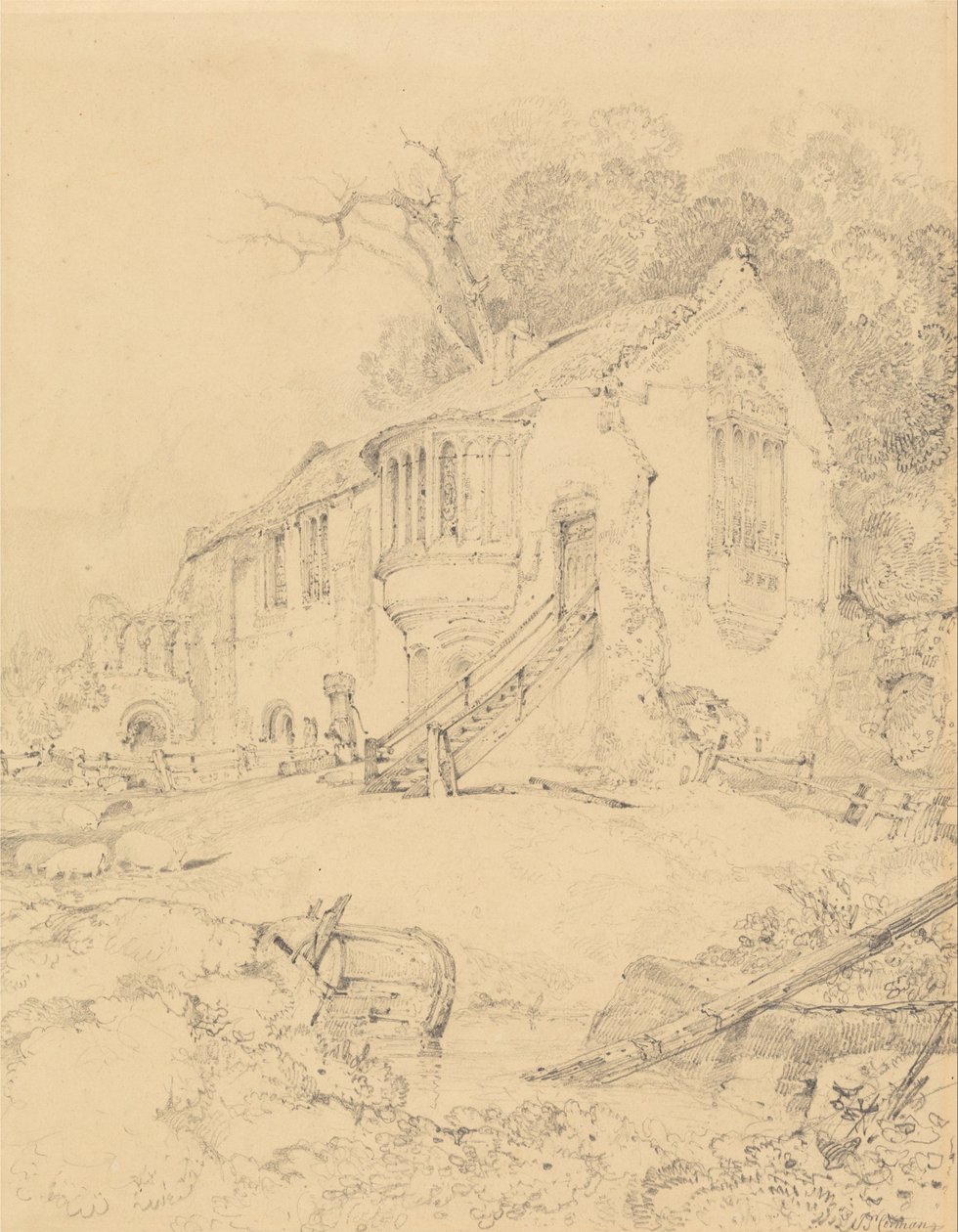 Castelo Priorado de Acre, Norfolk de John Sell Cotman