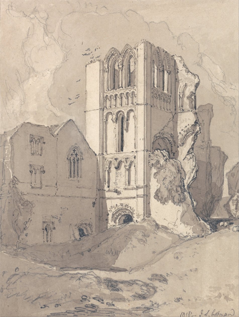Castelo Priorado de Acre, Norfolk de John Sell Cotman