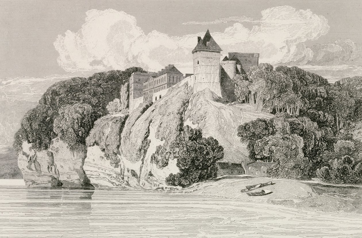Castle at Tancarville, publicado em 1º de outubro de 1821 de John Sell Cotman