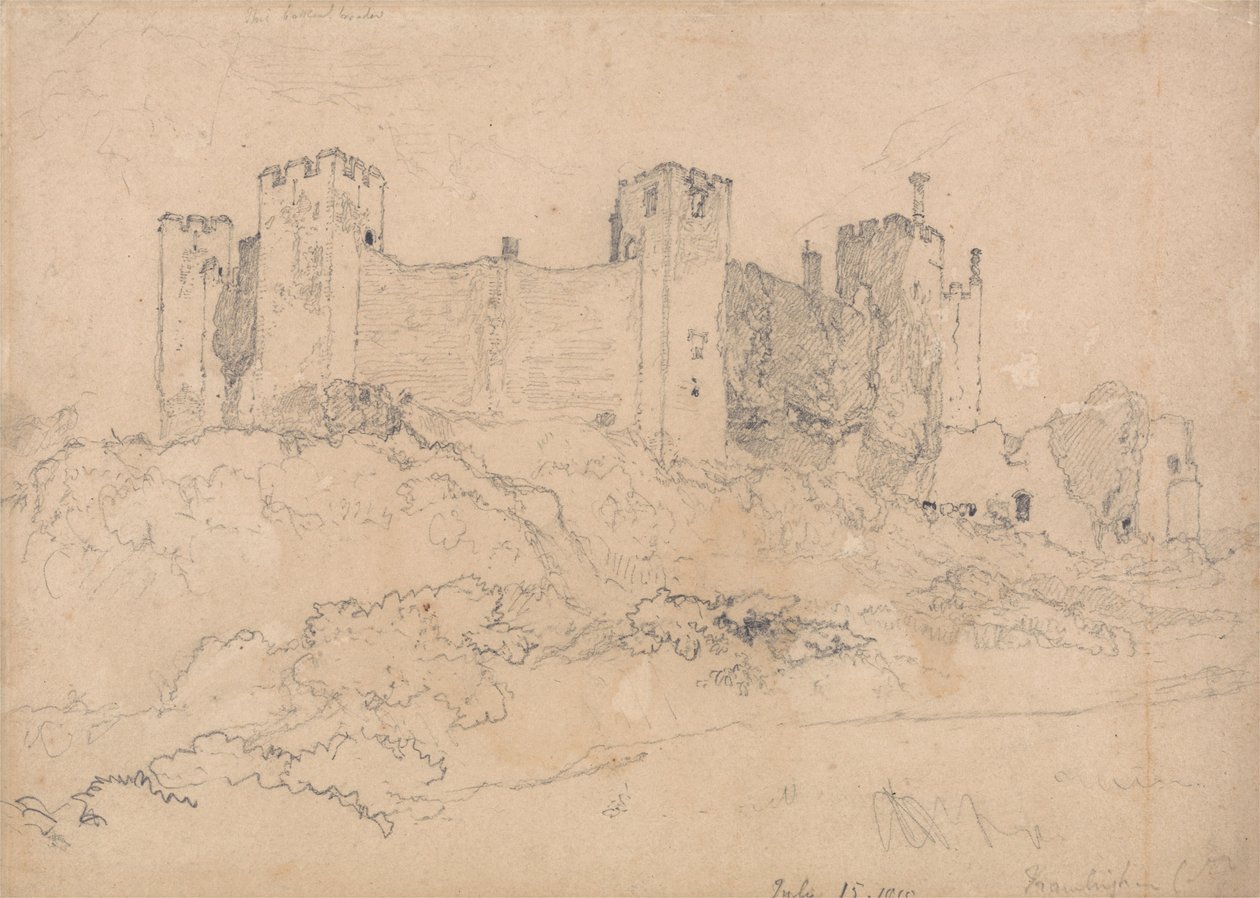 Castelo de Framlingham, Suffolk de John Sell Cotman