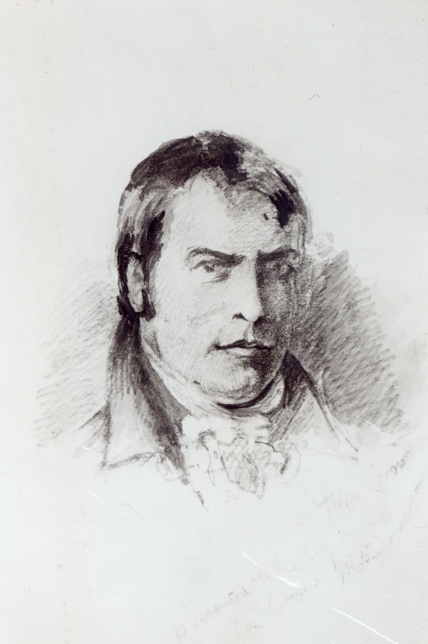 John Crome (caneta, tinta e papel) de John Sell Cotman