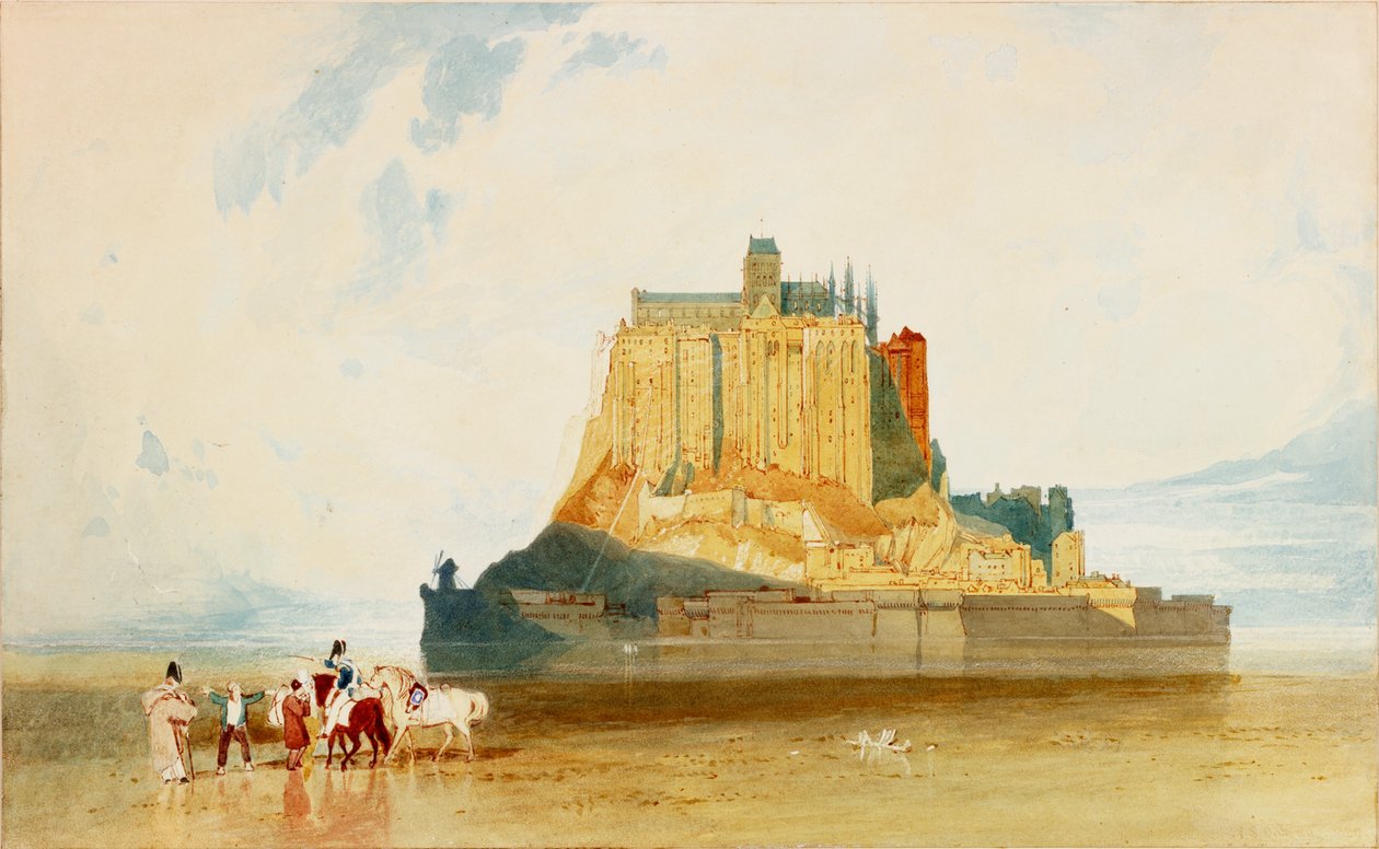 Mont St Michel, 1829 de John Sell Cotman