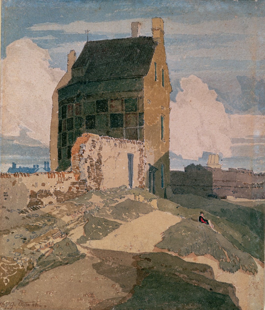 Nas paredes, Great Yarmouth, c.1812 de John Sell Cotman