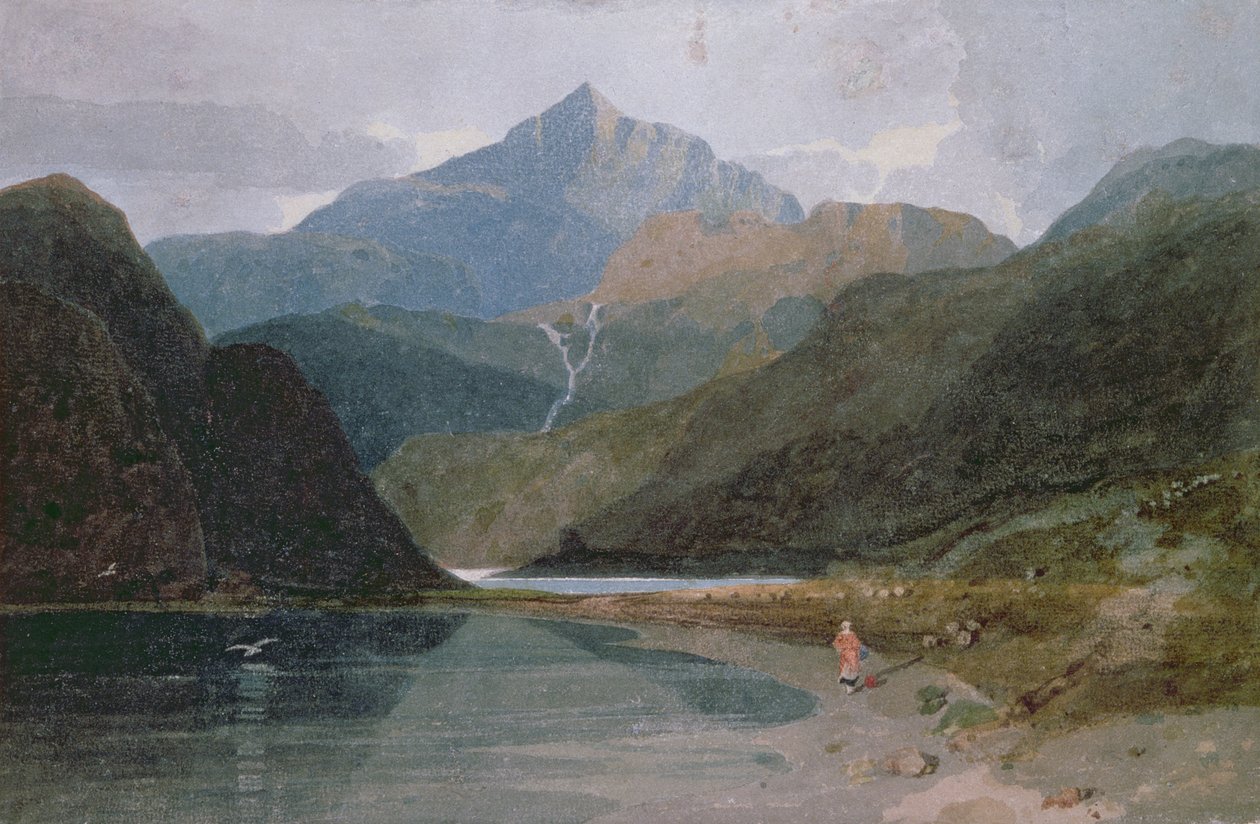 Snowdon, North Wales de John Sell Cotman