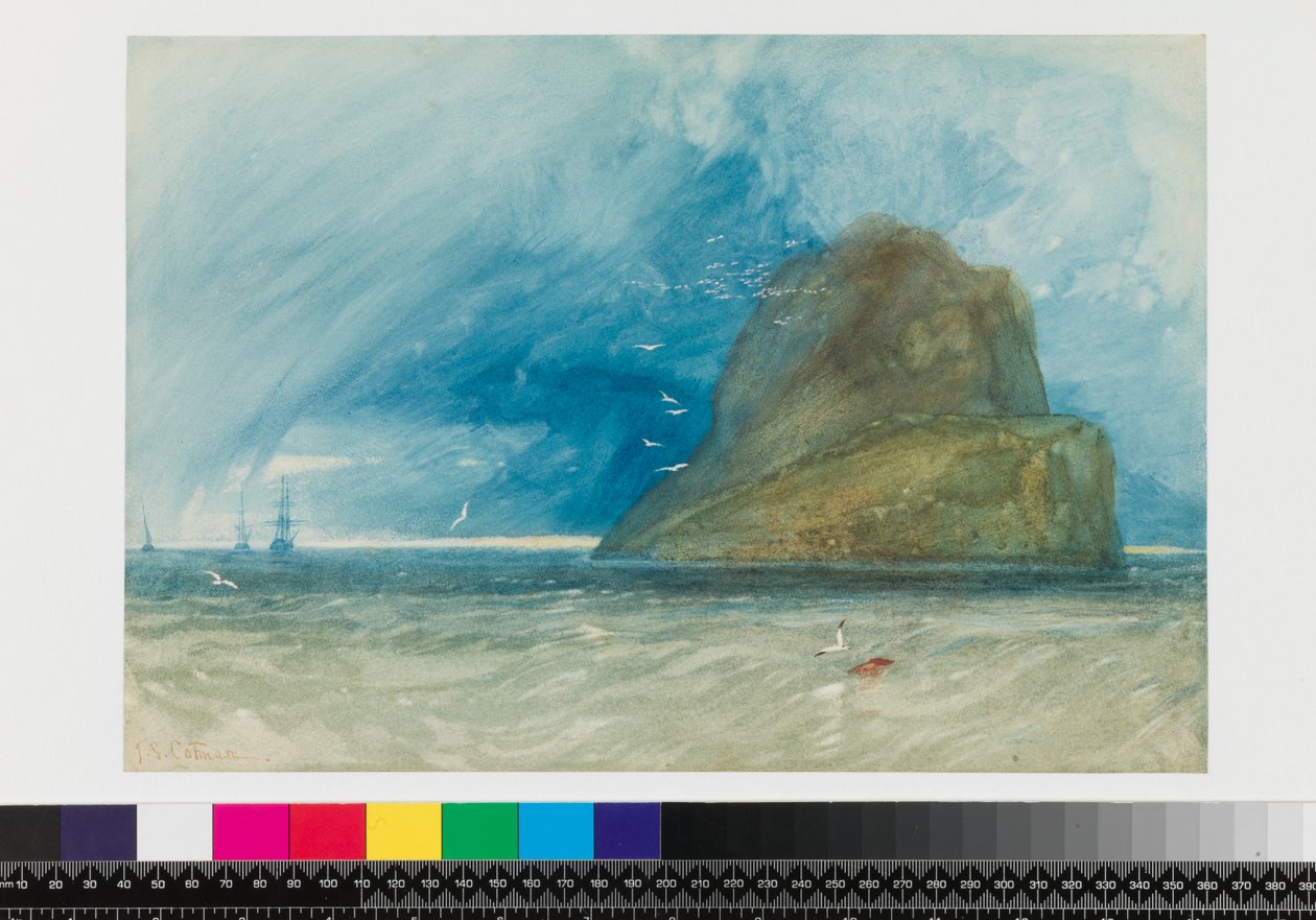Bass Rock, Escócia, c.1833-35 de John Sell Cotman