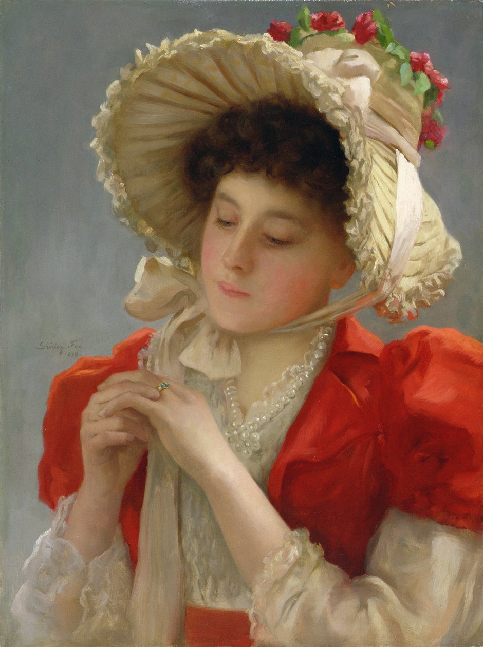 O anel de noivado, 1898 de John Shirley Fox