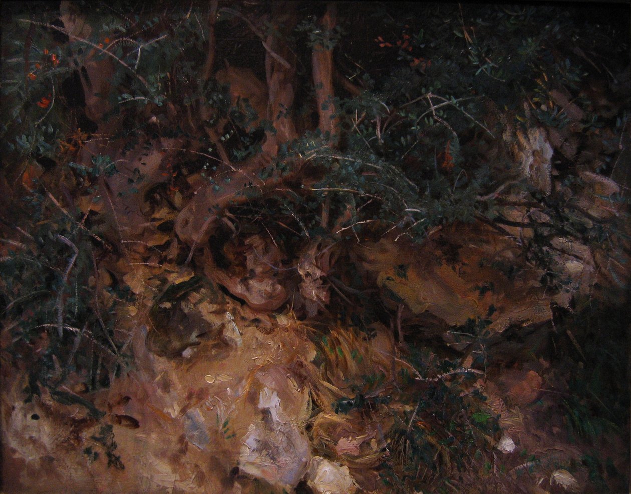 Valdemosa, Maiorca: Cardos e Herbage em um Hillsiden de John Singer Sargent