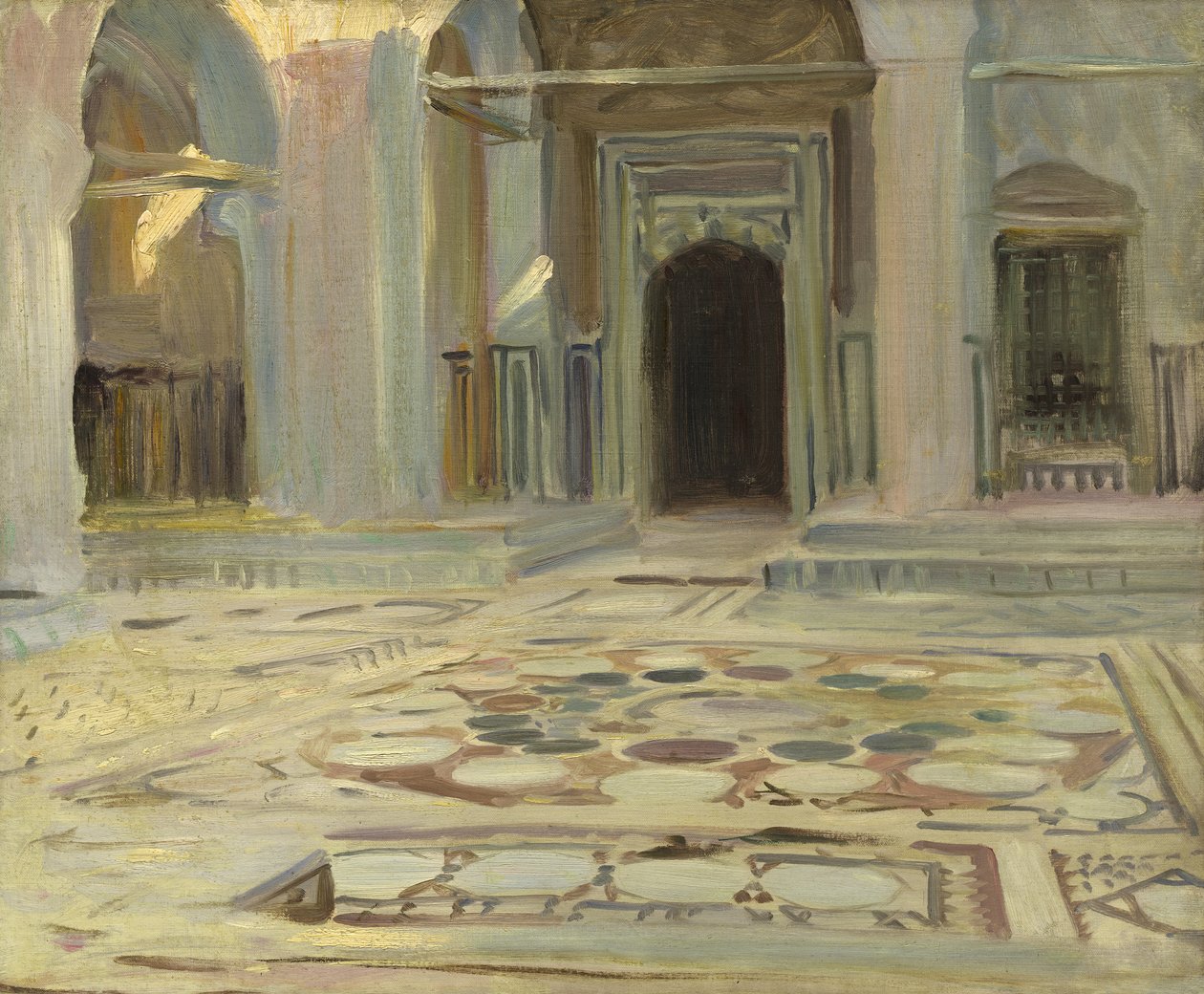 Pavimento, Cairo, 1891 de John Singer Sargent